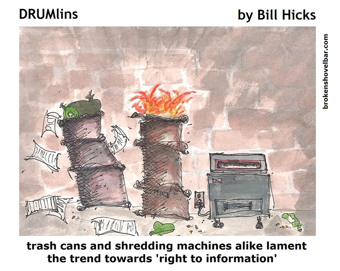 339. trash cans and shredding machines