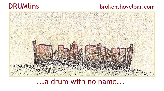 880. a drum with no name