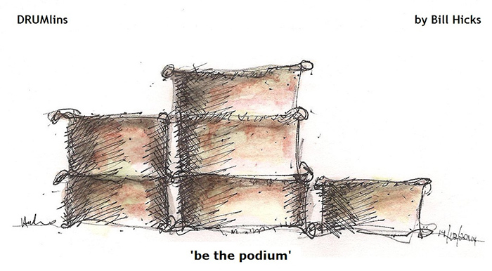 379a. be the podium